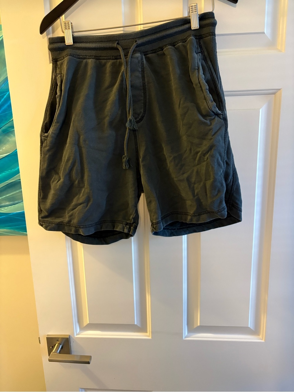 Free Planet Men's Drawstring Athletic Shorts - black xs waist 28